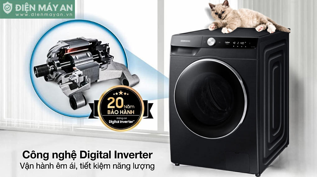 Máy giặt Samsung AI EcoBubble Inverter 12 kg WW12CGP44DSBSV